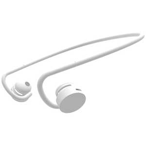 NTTソノリティ ブルートゥースイヤホン 耳かけ型 nwm(ヌーム) GO ［ワイヤレス(ネックバンド) /Bluetooth対応］ ホワイト MBN002WA