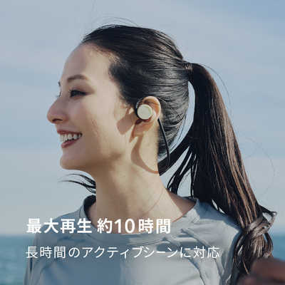 ブルートゥースイヤホン 耳かけ型 nwm(ヌーム) GO ベージュ NTTソノリティ ブルートゥースイヤホン 耳かけ型 nwm ヌーム