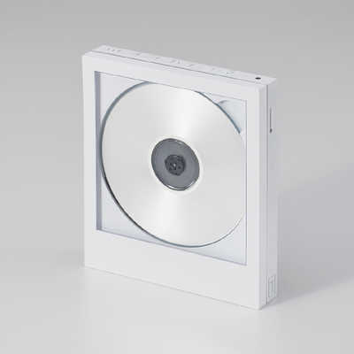 KM5 ワイヤレスCDプレーヤー Instant Disk Audio ホワイト CP1
