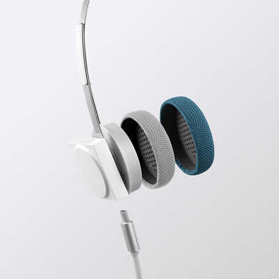 km5 Hp1 ワイヤレスヘッドホン ホワイト Lightwear Headphones Hp1 – km5