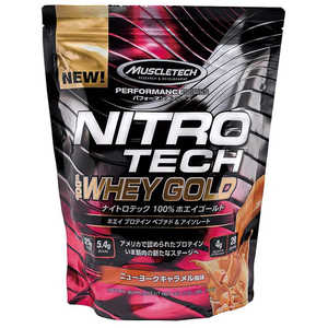 MUSCLETECH MUSCLETECH NITROTECH 100% WHEY GOLD (ニューヨークキャラメル風味/1kg) MTNT100WGNYC1ｷﾛｸﾞﾗﾑ