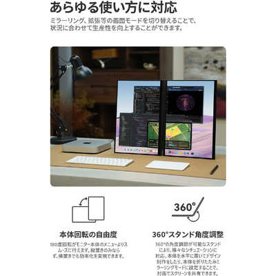 EWEI デュアル モバイルモニター 15.6インチ XQ-156NF XQ-156NF