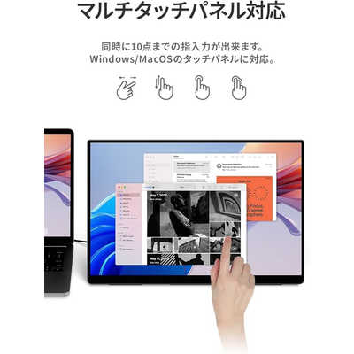 EHOMEWEI USB-C接続 PCモニター モバイルモニター Rシリーズ
