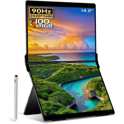 EHOMEWEI USB-C接続 2画面モバイルモニター Xシリーズ(タッチパネル