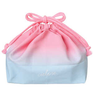 Cielpre ランチ巾着 サックス/ピンク BILANC 393079 Cielpre ランチ巾着 サックス/ピンク BILANC 393079