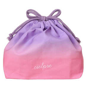 Cielpre ランチ巾着 ピンク/バイオレット BILANC 393093 Cielpre ランチ巾着 ピンク/バイオレット BILANC 393093