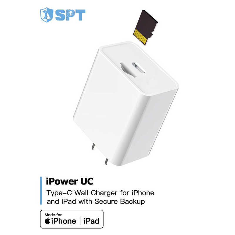 ティレイズ ティレイズ iPowerUC　iPhone用バックアップ　USB-Cポート SPT [1ポート] SPTIPUC SPTIPUC