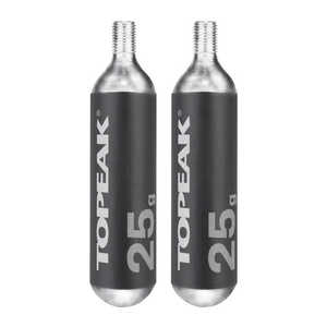 TOPEAK 25g ネジ付 CO2 カートリッジ 2本セット YPP2810000000 TOPEAK 25g ネジ付 CO2 カートリッジ 2本セット YPP2810000000