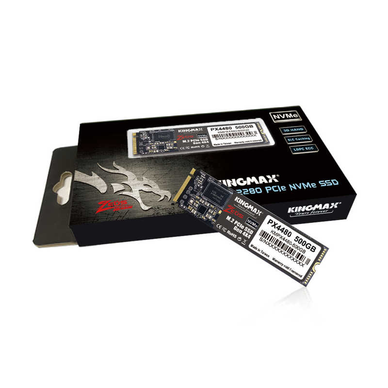 KINGMAX KINGMAX 内蔵SSD PCI-Express接続 [500GB /M.2]｢バルク品｣ KMPX4480-500G KMPX4480-500G