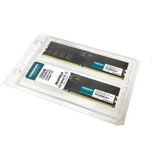 KINGMAX DDR5 4800MHz 32GB(16GB×2）UDIMM 40-39-39 1.1V KMLD5480032GD