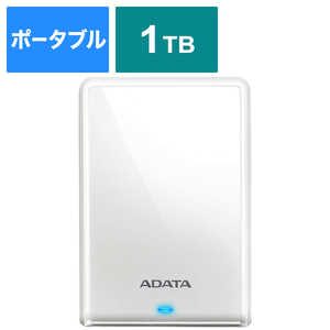 ADATA 外付けHDD [ポｰタブル型 /1TB] USB3.2 Gen1 HV620S ADATA ホワイト [ポｰタブル型 /1TB] AHV620S-1TU31-CWH