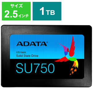 ADATA 内蔵SSD SATA6Gb/s 3DTLC 7mm [2.5インチ /1TB]｢バルク品｣ ASU750SS-1TT-C