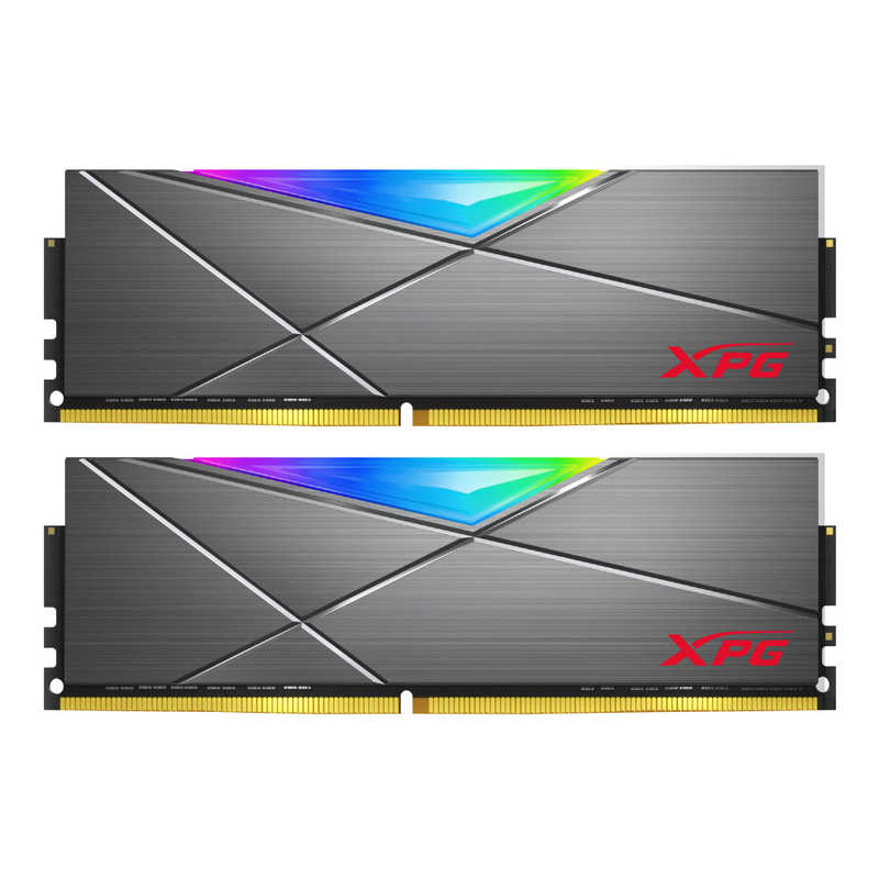 定番の中古商品 ADATA 新品本物 デスクトップPC用ゲーミングメモリ RGB DDR4-3200 PC4-25600 XPG SPECTRIX AX4U320038G16A-DT50 8GB×2枚組 D50