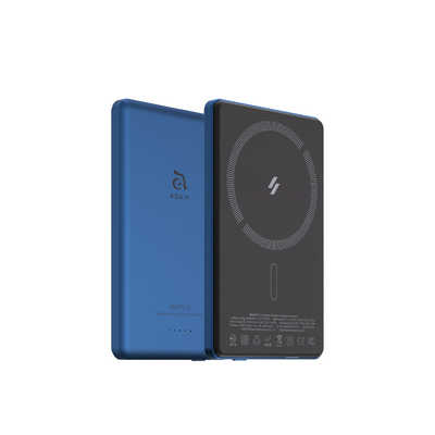 ADAMELEMENTS Magsafe対応ワイヤレス充電 5000mAh 超薄型 モバイル