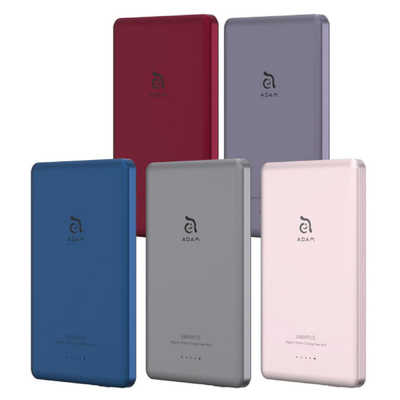 ADAMELEMENTS Magsafe対応ワイヤレス充電 5000mAh 超薄型 モバイル