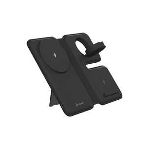 ADAMELEMENTS Qi2 3-in-1 ワイヤレス充電ステーション(スタンド付き) APAADMAGBOKBK