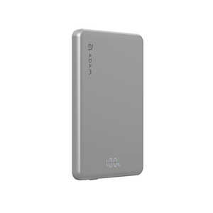 ADAMELEMENTS 超薄型マグネットワイヤレス充電モバイルバッテリー PD60W 5000mAh APBADVTL5SL