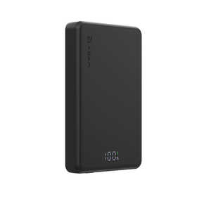 ADAMELEMENTS 超薄型マグネットワイヤレス充電モバイルバッテリー PD60W 10000mAh APBADVTL10BK