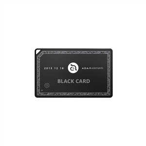 ADAMELEMENTS ワイヤレス充電対応紛失防止タグ Classic Black スマートタグカード ブラック ABTADAVC02A1BK
