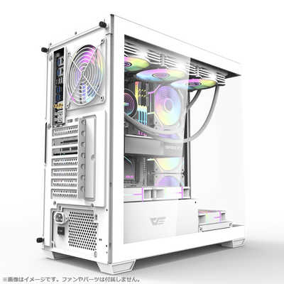 DARKFLASH PCケース ［ATX/ MicroATX/ Mini-ITX ］ DS900 ホワイト