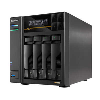 外付けハードディスク・ドライブ ASUSTOR AS6804T NAS DDR5/32GB 10Gbe/5Gbe Amazon.com: Asustor Lockerstor 4 Gen3 AS6804T, 4 Bay NAS, AMD
