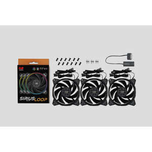 INWIN 120mmARGB ケースファンSirius Loop ASL120 3個パック製品 ASL120FAN-3PK INWIN 120mmARGB ケースファンSirius Loop ASL120 3個パック製品 ASL120FAN-3PK
