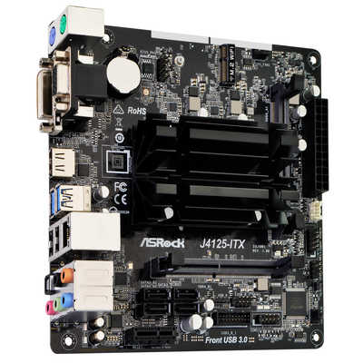 ASROCK マザーボード ［MiniITX /オンボード］ J4125-ITX の通販