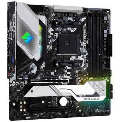 ASRock B550M STEEL LEGEND マザーボード ASRock > B550M Steel Legend