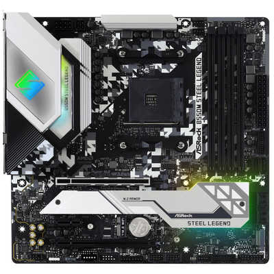 ASRock B550M STEEL LEGEND マザーボード Amazon.com: ASRock B550M Steel Legend Supports 3rd Gen AMD
