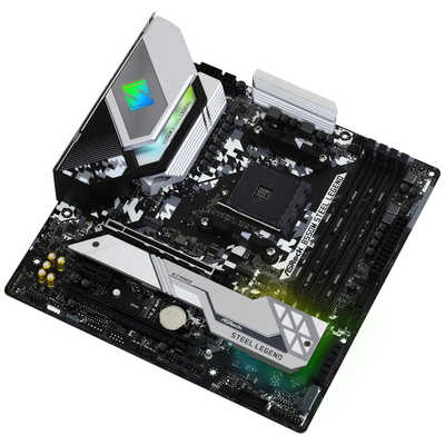 ASRock B550M STEEL LEGEND マザーボード ASROCK マザーボード［MicroATX /Socket AM4］ B550M Steel