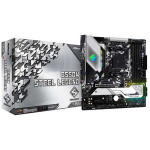 ASROCK ޥܡɡMicroATX /Socket AM4 B550M Steel Legend