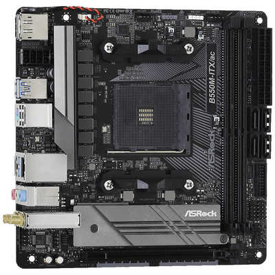 ASRock B550M-ITX/ac マザーボード 現状品 ASROCK マザーボード ［MiniITX /Socket AM4］ B550M-ITX/ac の