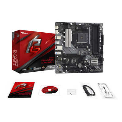 ASROCK マザーボード［MicroATX /Socket AM4］ B550M Phantom