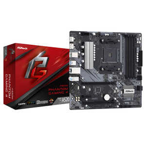 ASROCK �}�U�[�{�[�h�mMicroATX /Socket AM4�n A520M Phantom Gaming 4