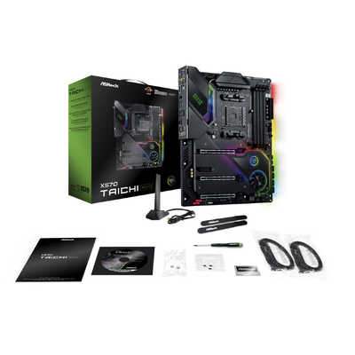 ASRock X570 Taichi Razer マザーボード　CPUセット ASRock X570 Taichi Razer Edition」をレビュー。Razerコラボ