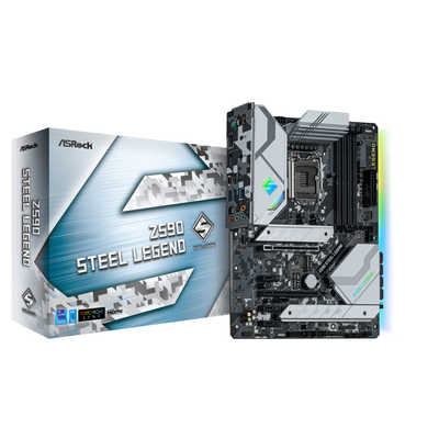 ASROCK マザーボード［ATX /LGA1200］ Z590 Steel Legend の通販
