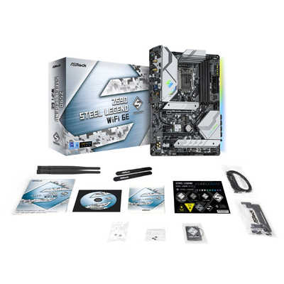【レビューで送料無料】 ASROCK WiFi Legend Steel Z590 /LGA1200］ マザーボード［ATX マザーボード