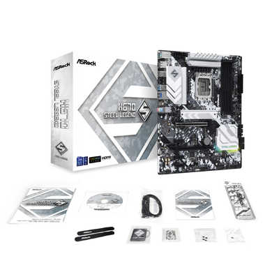 ASROCK マザーボード［ATX /LGA1700］ H670 Steel Legend の通販