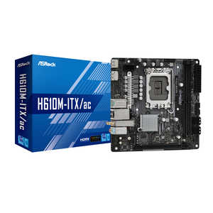 ASROCK マザーボード［MiniITX /LGA1700］ H610M-ITX/ac