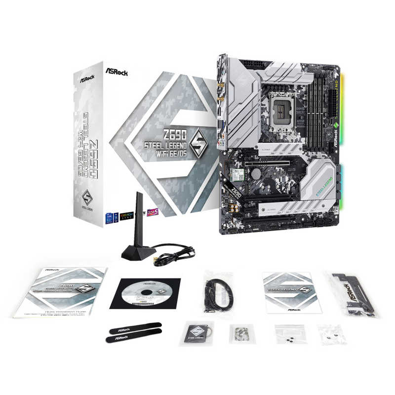 ASROCK ASROCK マザーボード［ATX /LGA1700］ Z690 Steel Legend WiFi 6E/D5 Z690 Steel Legend WiFi 6E/D5