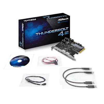未使用 ASRock Thunderbolt 4 AIC R2.0 ASROCK ASRock Thunderbolt 4 AIC R2.0 THUNDERBOLT4AICR2.0 の