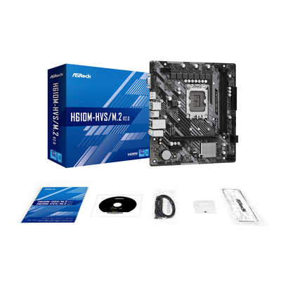 ASRock H610M-HVS/M.2 R2.0　マザーボード ASROCK ASRock H610M-HVS/M.2 R2.0 の通販 - カテゴリ：パソコン