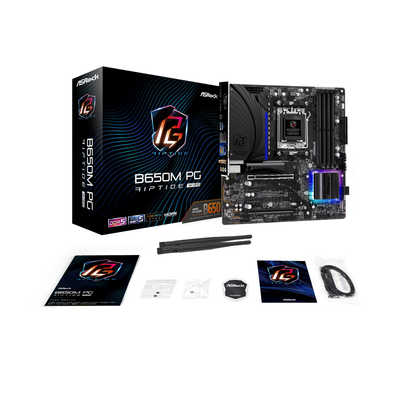 ASROCK マザーボード［MicroATX /Socket AM5］ B650M PG Riptide