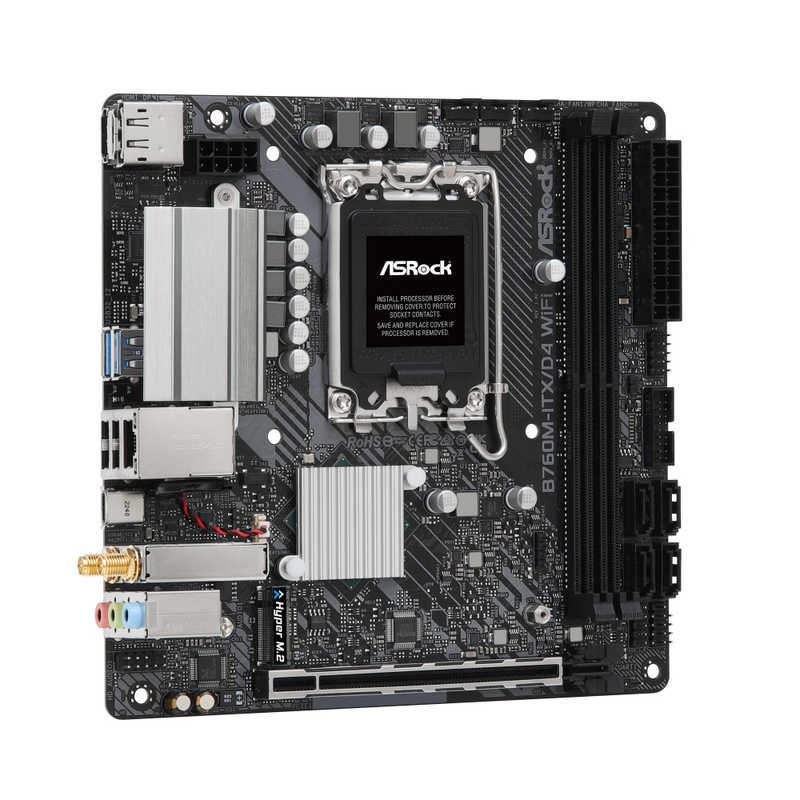 ASROCK ASROCK マザーボード ［MiniITX］ B760M-ITX/D4 WiFi B760M-ITX/D4 WiFi