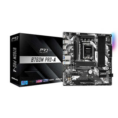 ASRock B760M PRO-A マザーボード ASROCK マザーボード［MicroATX］ B760M Pro-A の通販