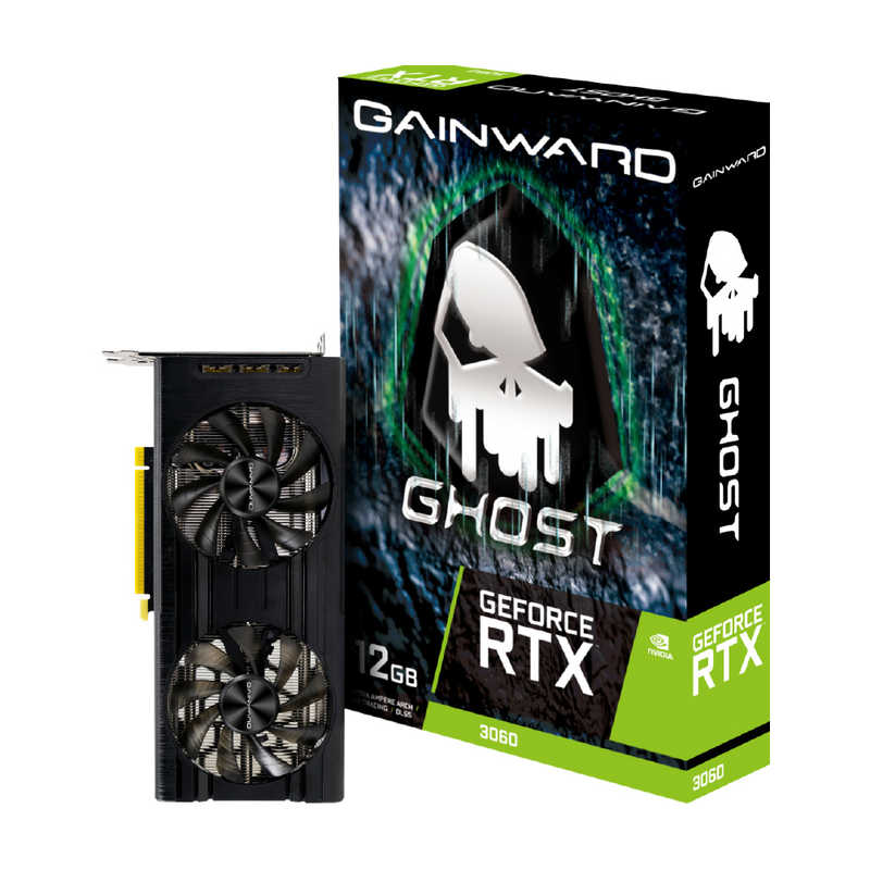 GAINWARD GAINWARD グラフィックボード GeForce RTX 3060 Ghost NE63060019K9-190AU [13GB /GeForce RTXシリーズ]｢バルク品｣ NE63060019K9190AUG NE63060019K9190AUG