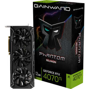 GAINWARD ビデオカード GAINWARD RTX4070 Ti PHANTOM REUNION 12GB GDDR6X 192bit 3DP HDMI｢バルク品｣ NED407T019K91046PG
