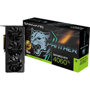 GAINWARD RTX4060Ti PANTHER OC 16GB GDDR6 128bit 3-DP HDMI ［GeForce RTXシリーズ /16GB］「バルク品」 NE6406TU19T1-1061Z-G