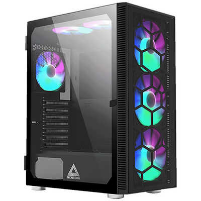 MONTECH PCケース X3 GLASS ブラック X3 GLASS -B の通販 - カテゴリ 