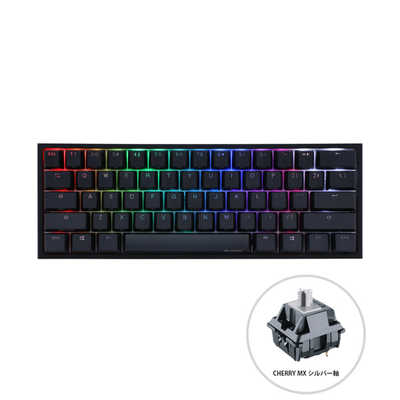 Ducky ゲｰミングキｰボｰド One 2 Mini RGB 60% version シルバｰ軸(英語  